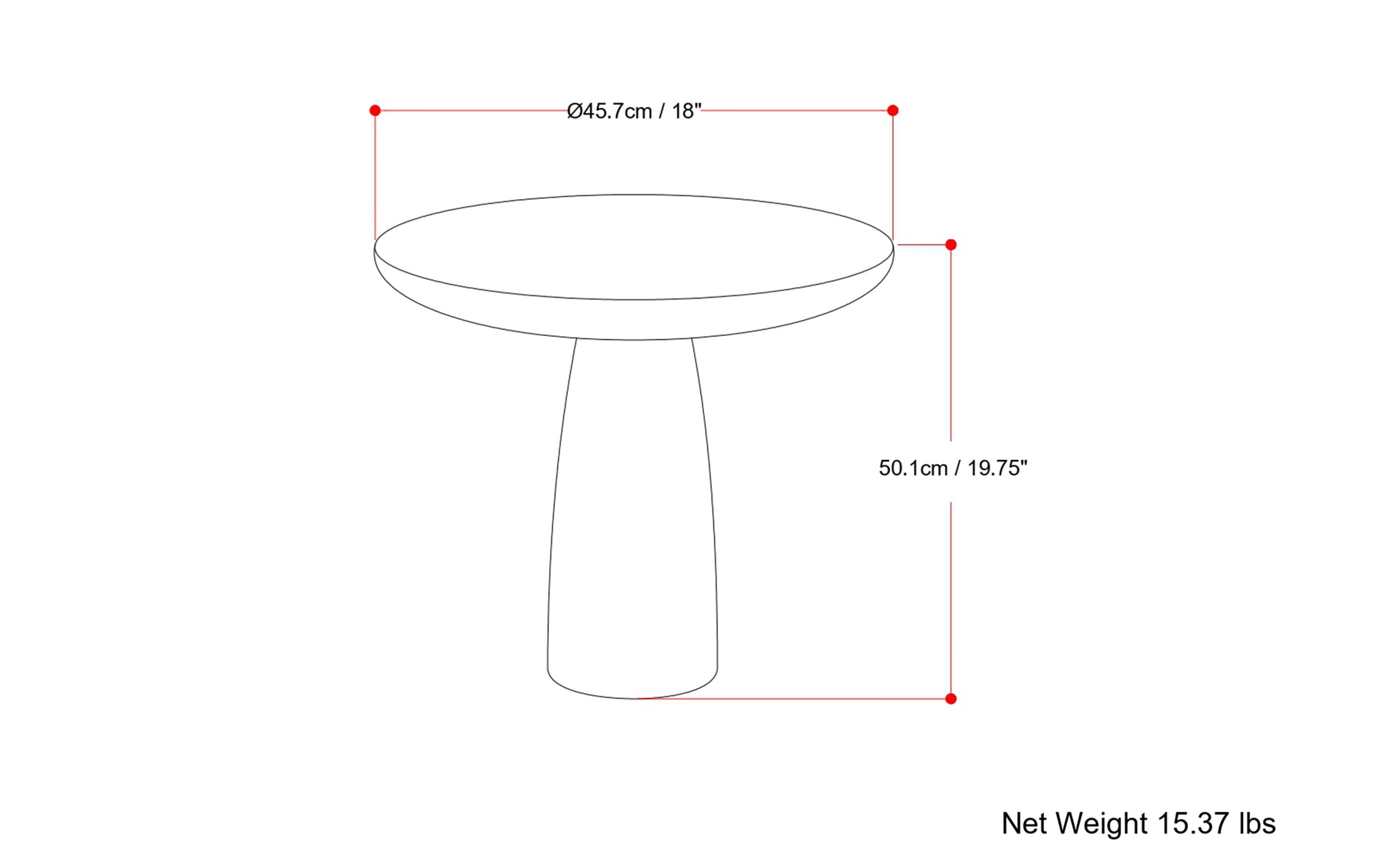 Dominique Side Table