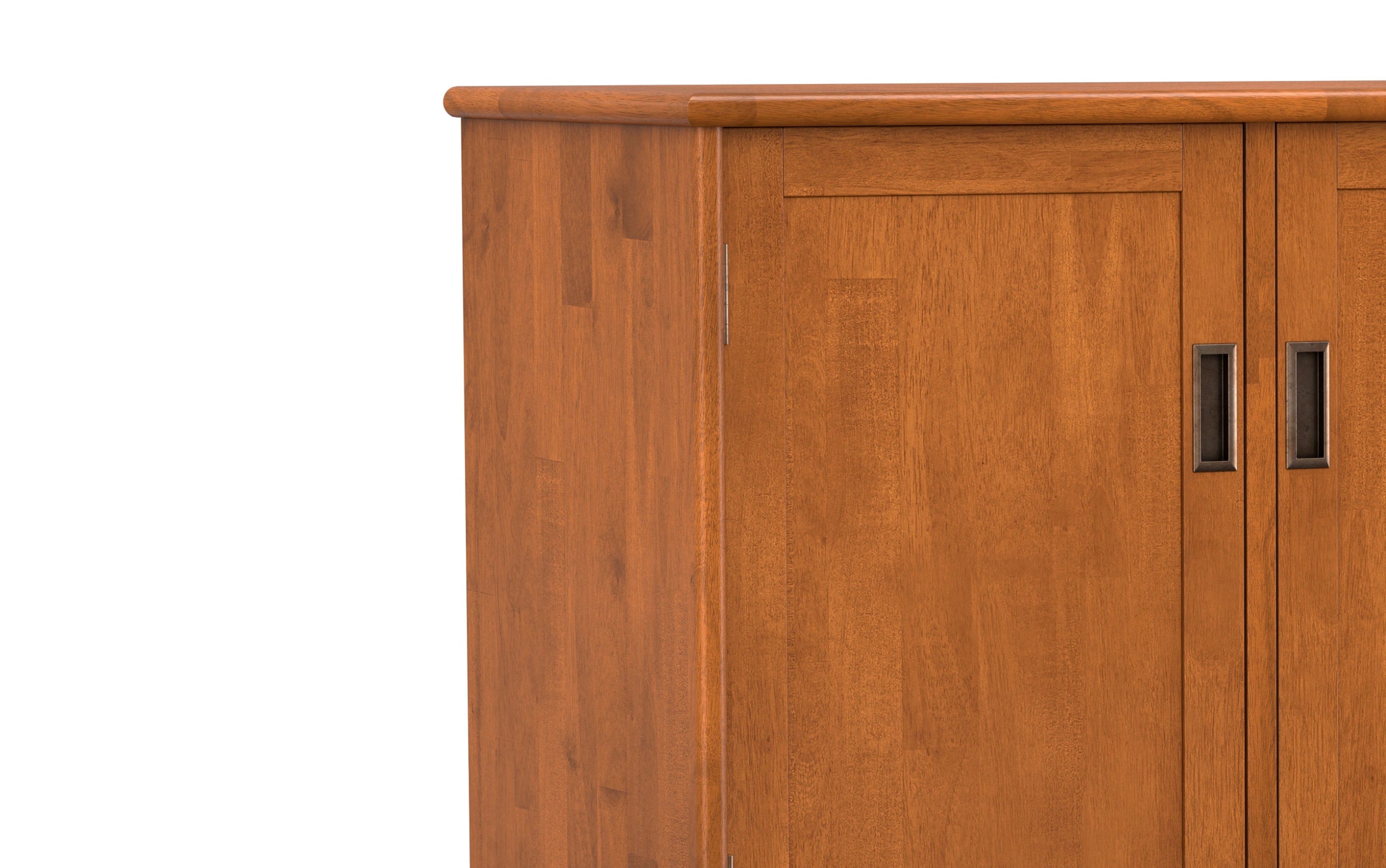 Teak Brown | Draper Mid Century 3 Door Sideboard Buffet