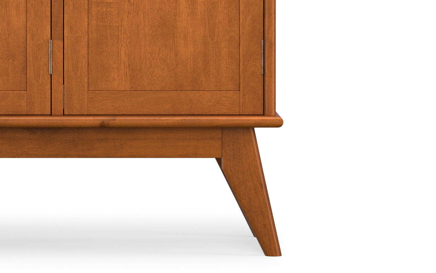 Teak Brown | Draper Mid Century 3 Door Sideboard Buffet