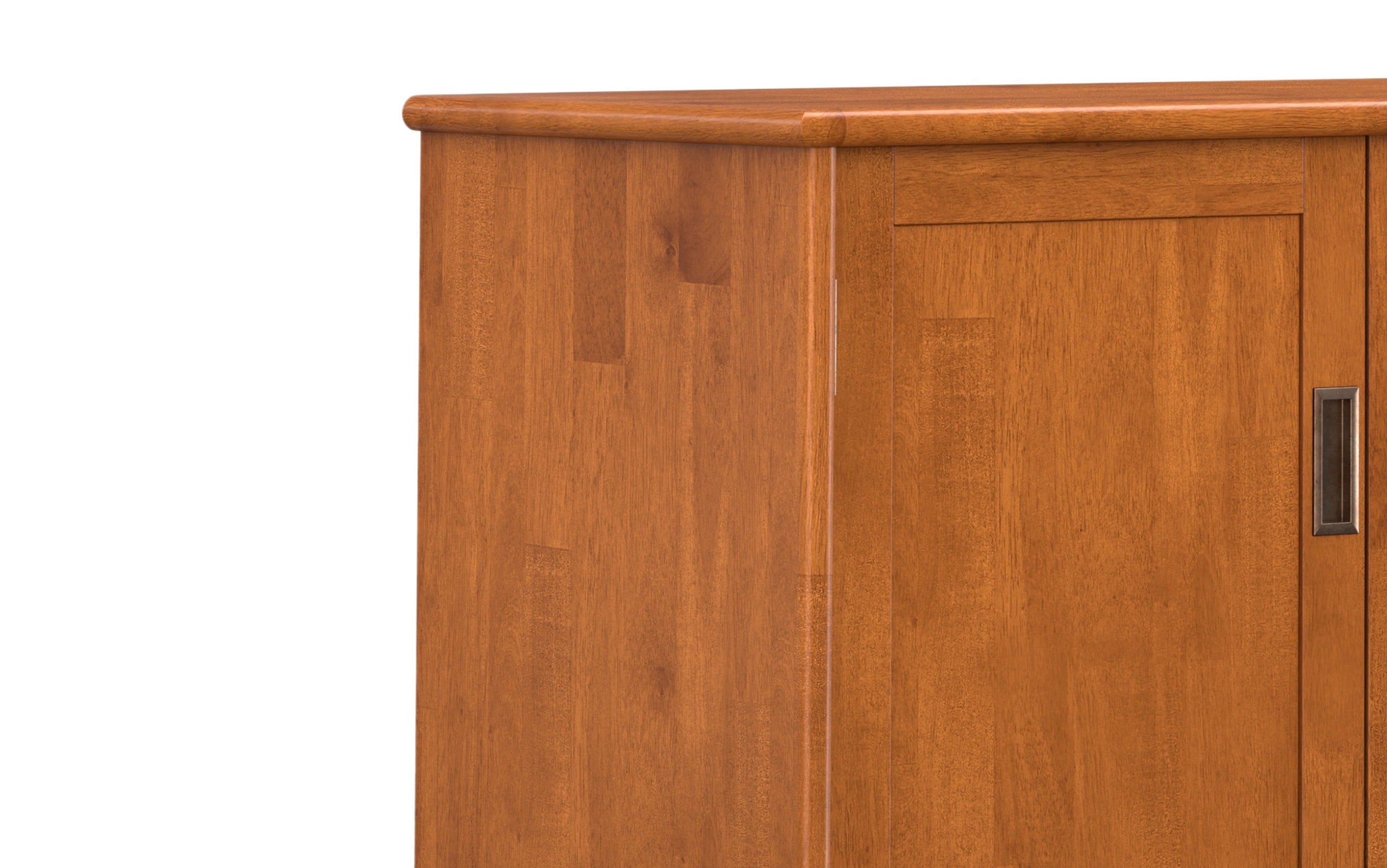 Teak Brown | Draper Mid Century 4 Door Sideboard Buffet