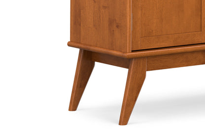 Teak Brown | Draper Mid Century 4 Door Sideboard Buffet