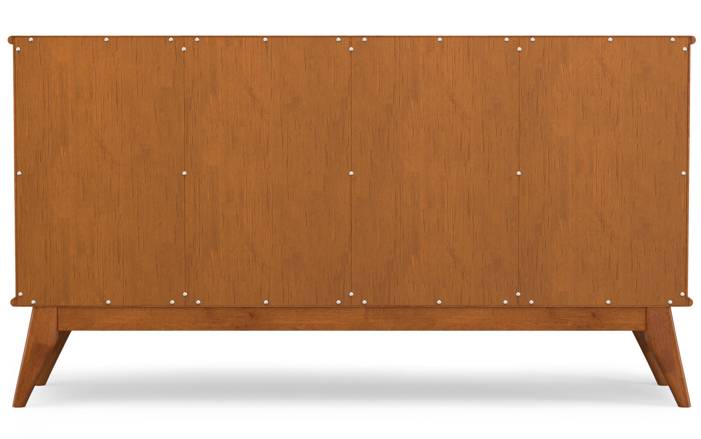 Teak Brown | Draper Mid Century 4 Door Sideboard Buffet