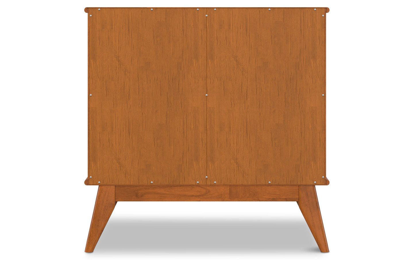 Teak Brown | Draper Mid Century Entryway Storage Cabinet