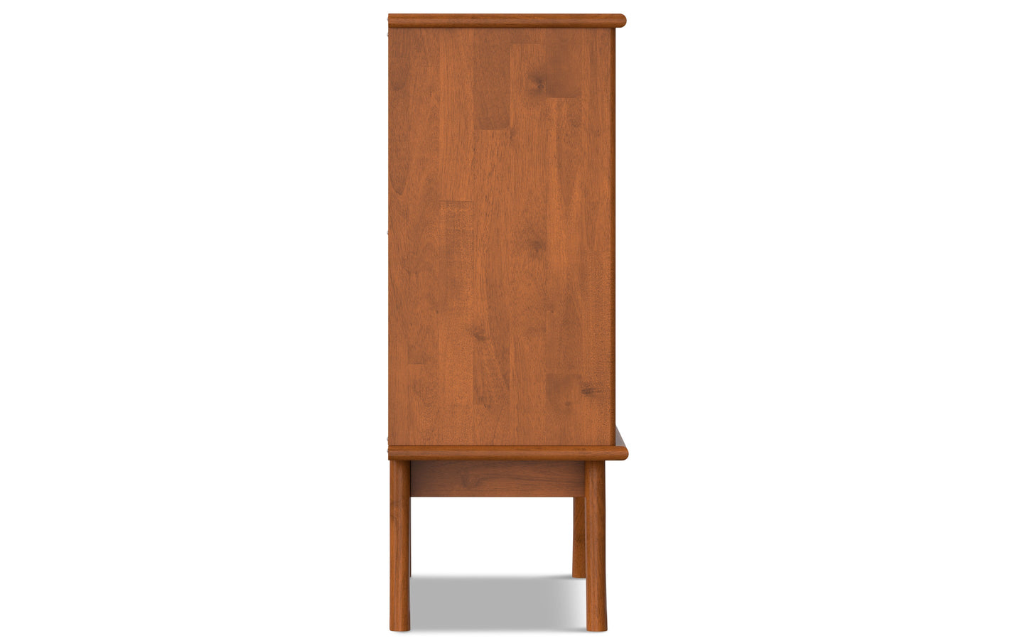 Teak Brown | Draper Mid Century Entryway Storage Cabinet