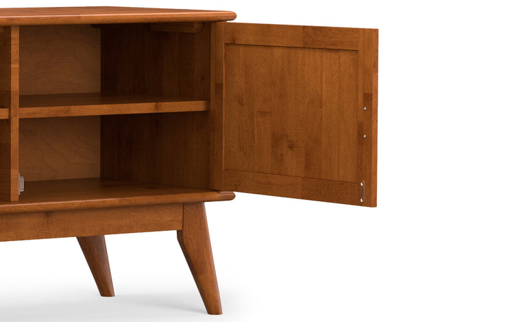 Teak Brown | Draper Mid Century 72 inch TV Stand