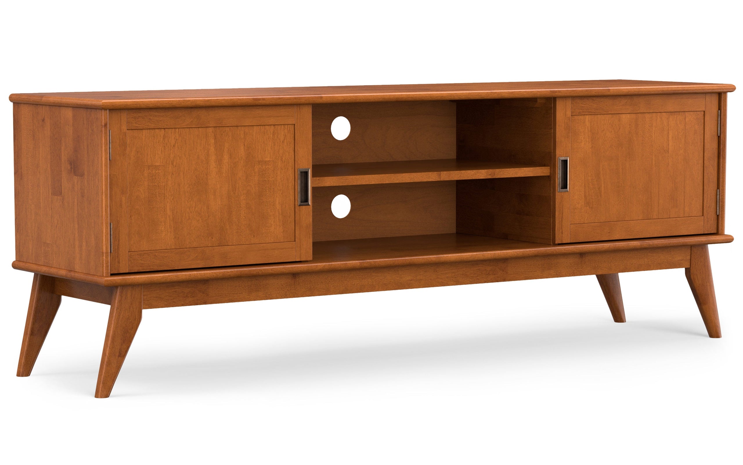 Teak Brown | Draper Mid Century 72 inch TV Stand