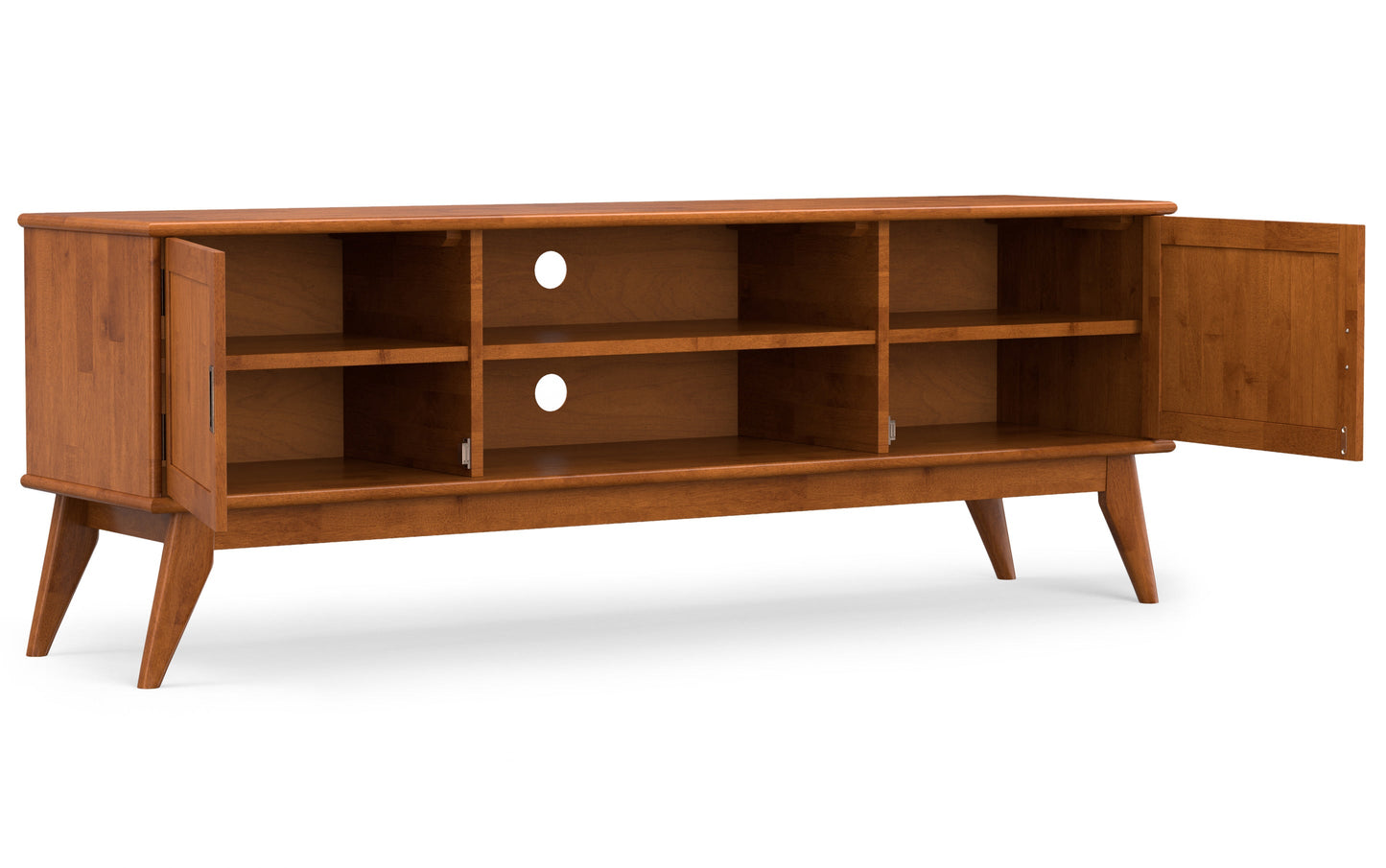 Teak Brown | Draper Mid Century 72 inch TV Stand