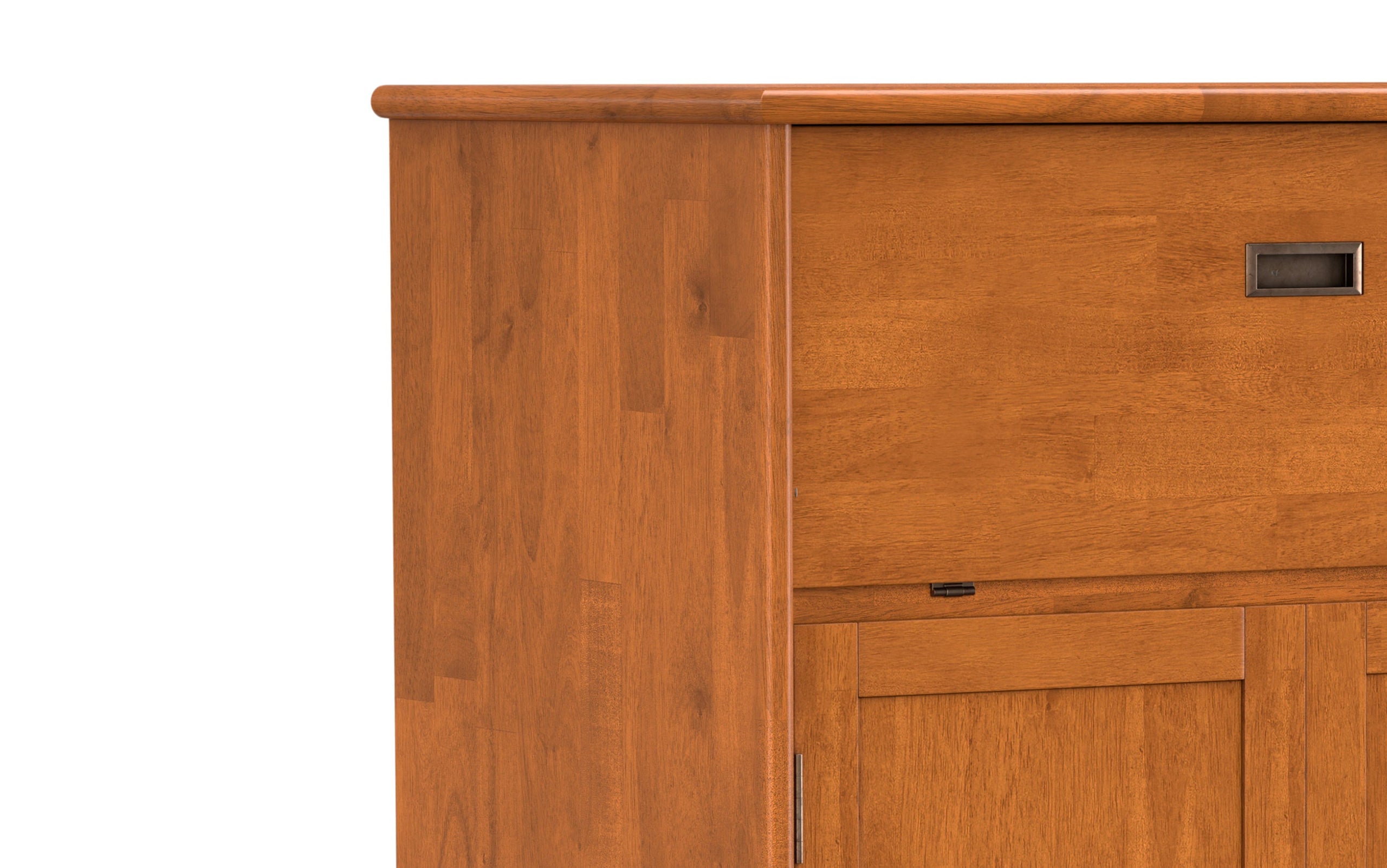 Teak Brown | Draper Mid Century Bar Cabinet