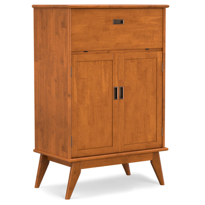 Teak Brown | Draper Mid Century Bar Cabinet