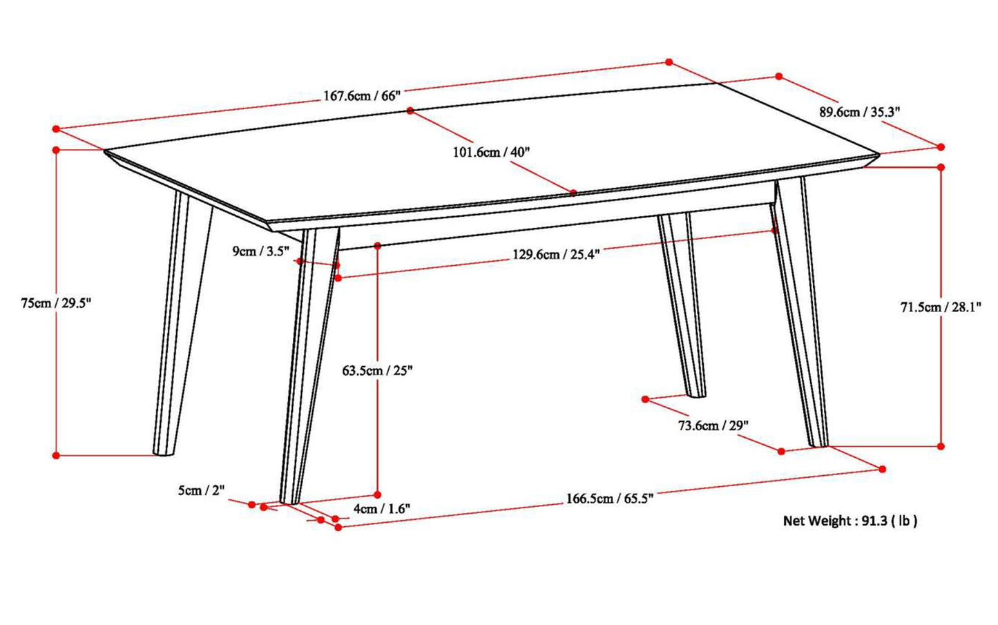 Walnut Walnut | Draper Dining Table