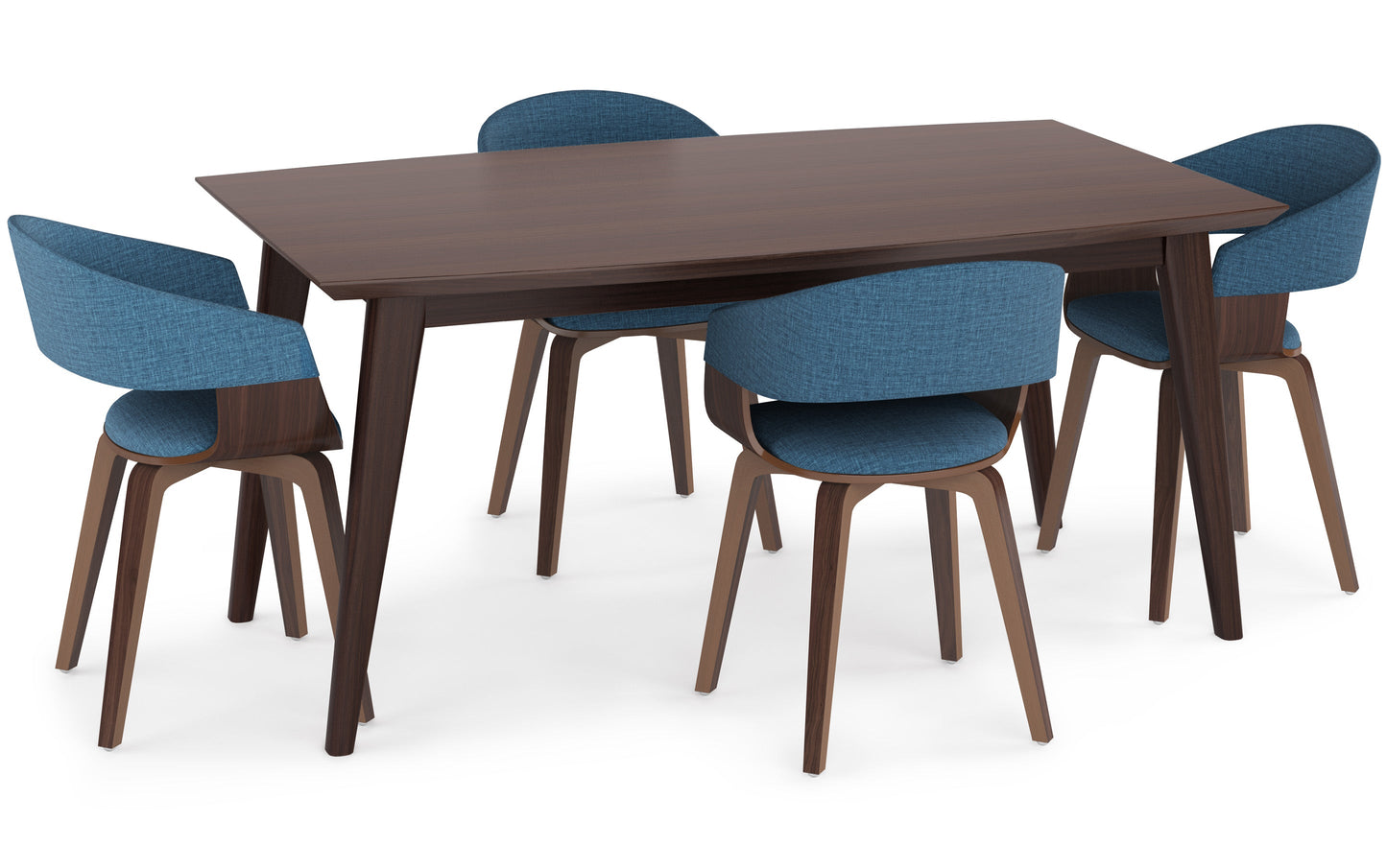 Blue | Lowell III 5 Piece Dining Set