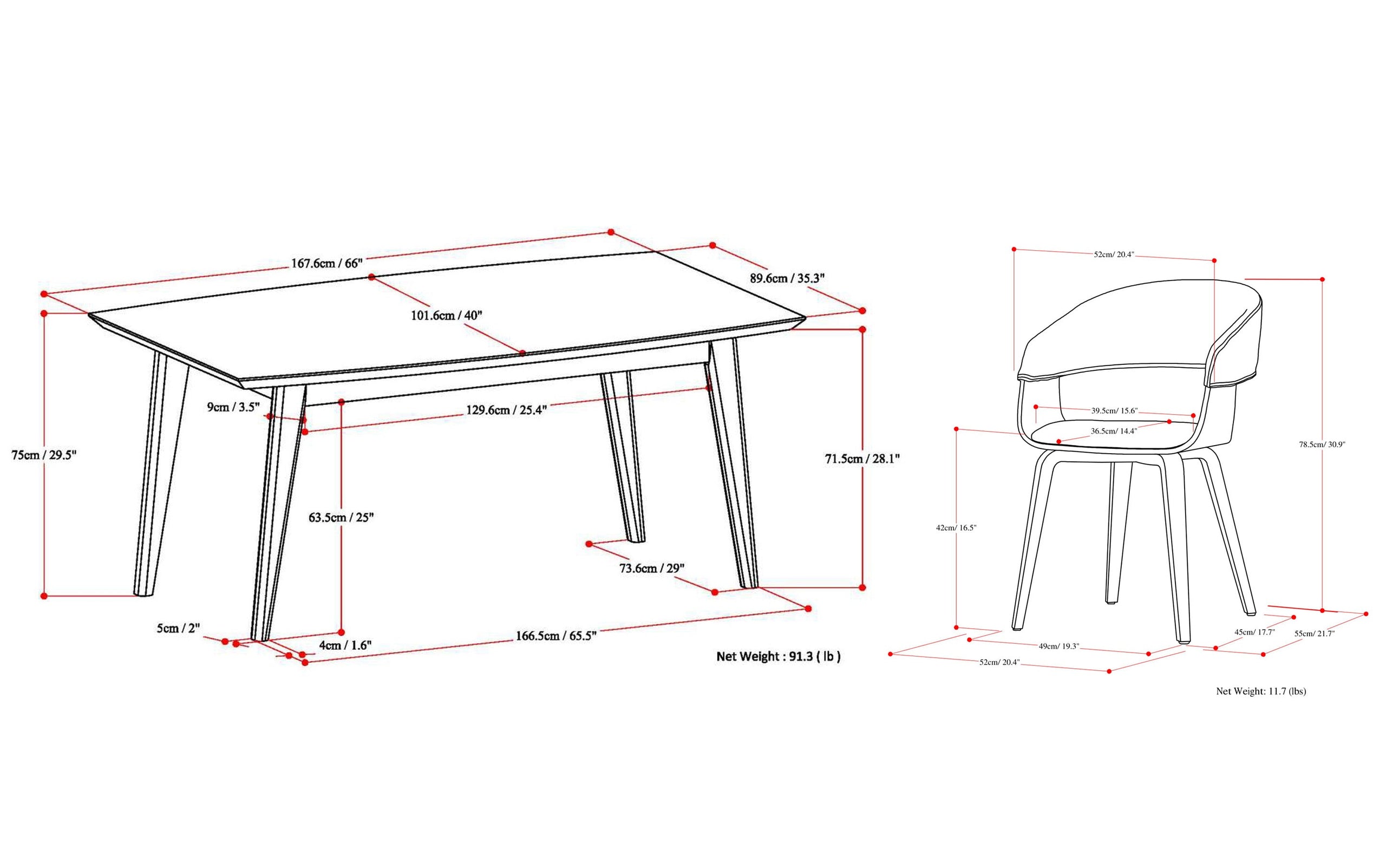 Charcoal Grey | Lowell III 5 Piece Dining Set