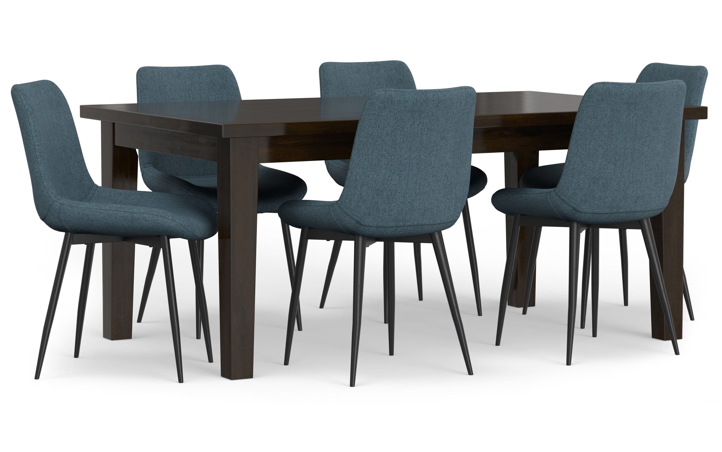 Blue | Rosemead / Eastwood 7 Piece Dining Set