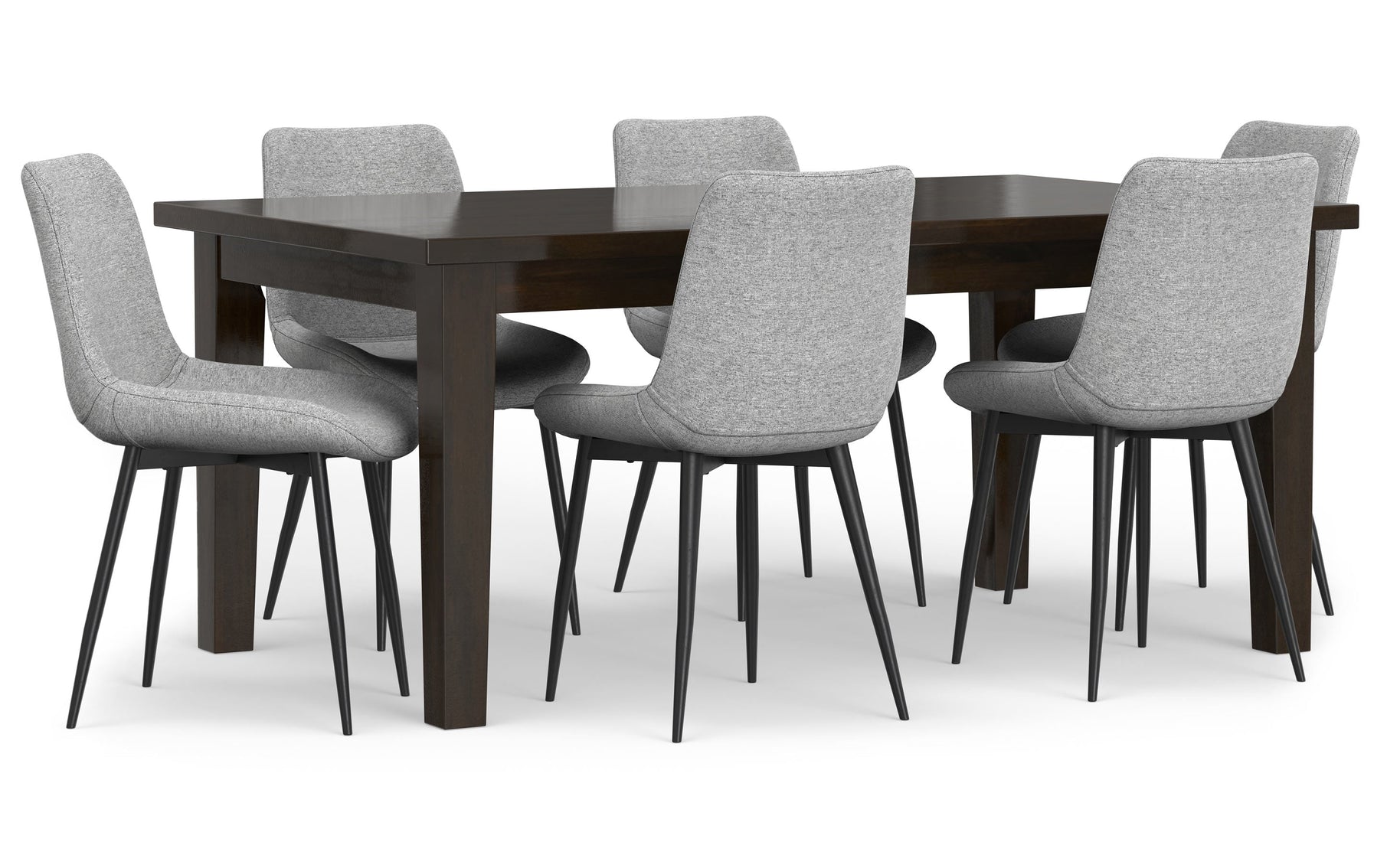 Slate Grey | Rosemead / Eastwood 7 Piece Dining Set