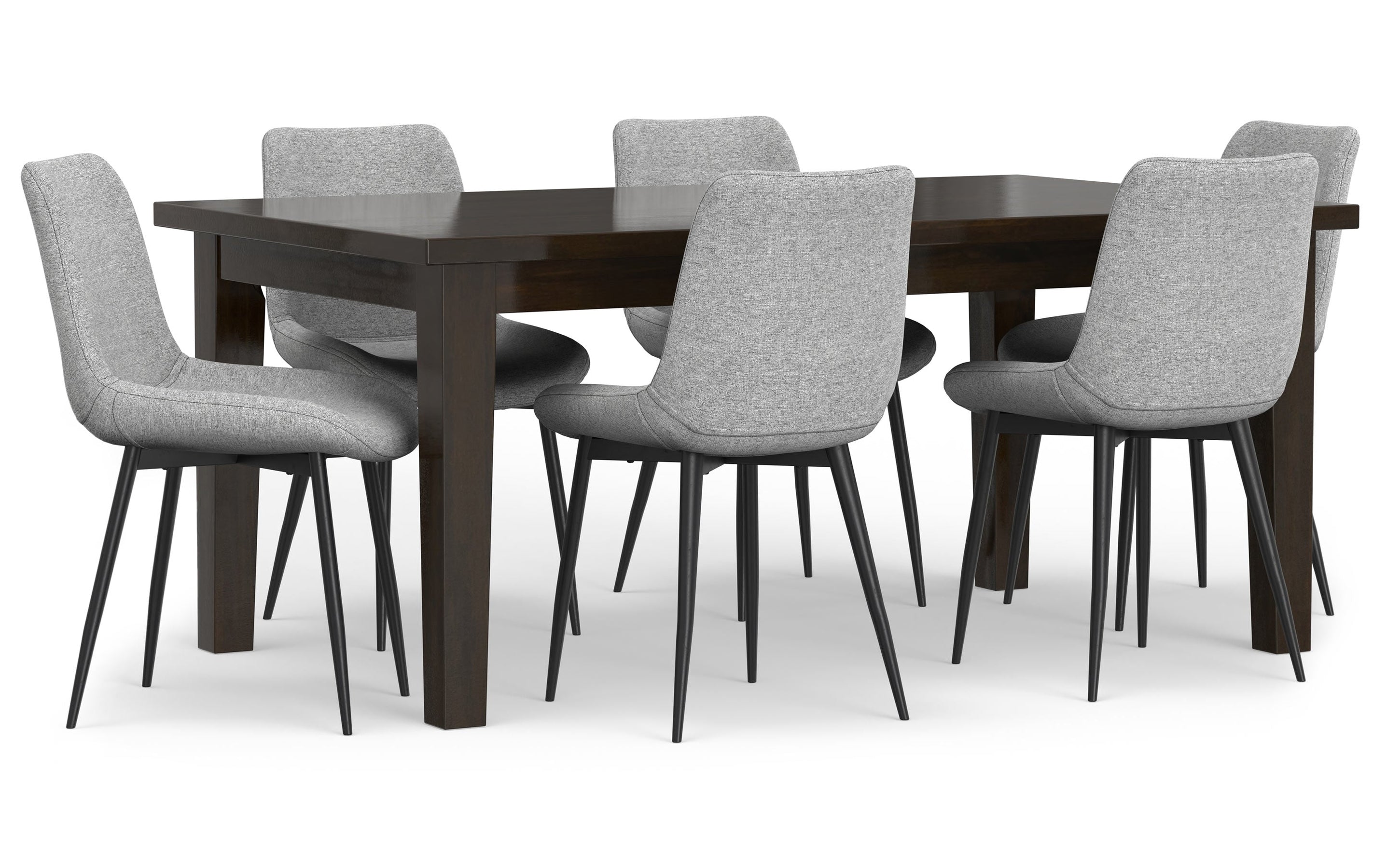 Slate Grey | Rosemead / Eastwood 7 Piece Dining Set