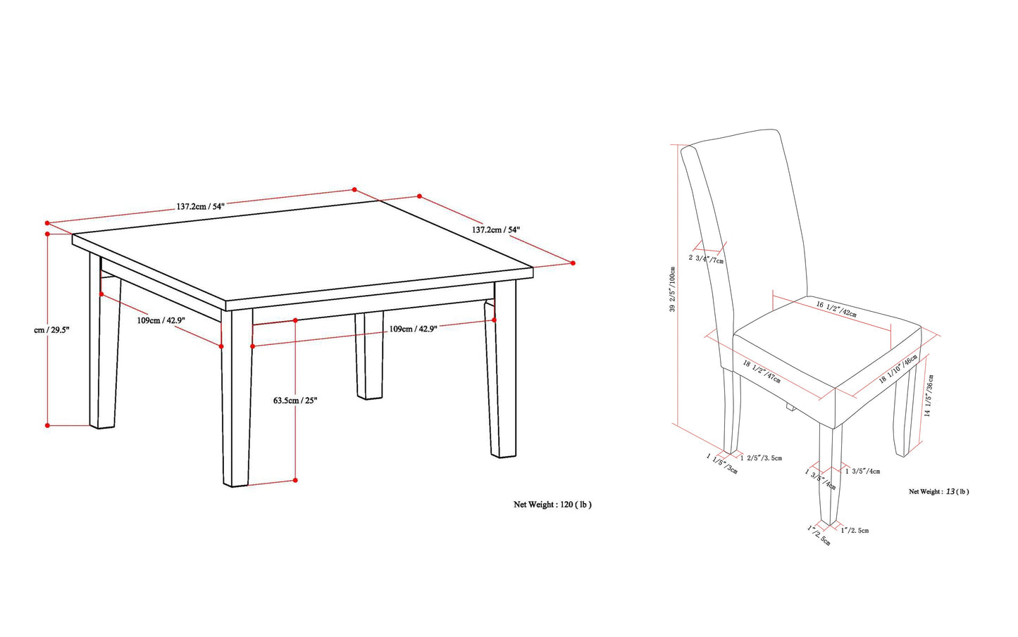 Distressed Black Distressed Vegan Leather | Acadian 9 Piece Dining Set