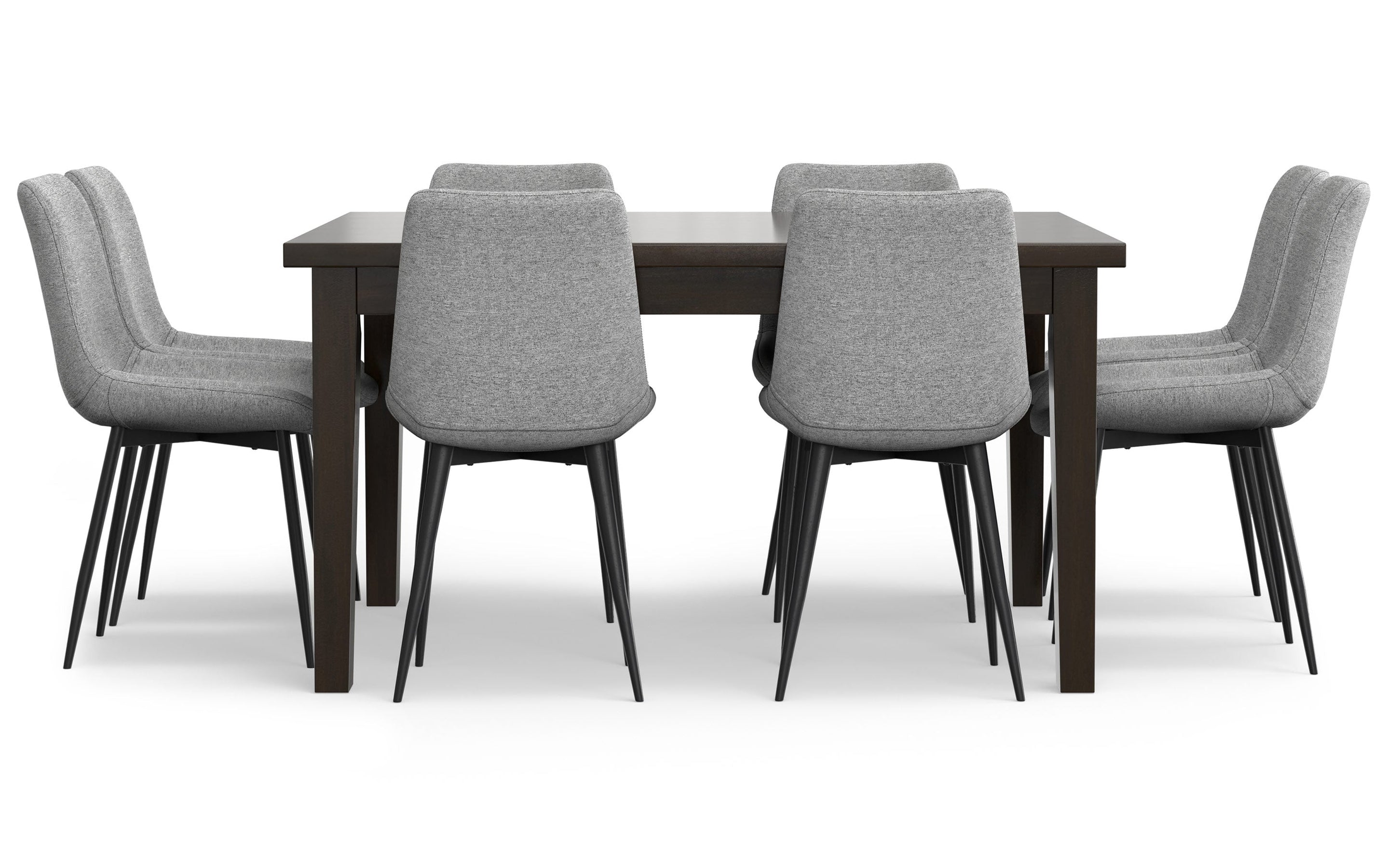 Slate Grey | Rosemead / Eastwood 9 Piece Dining Set