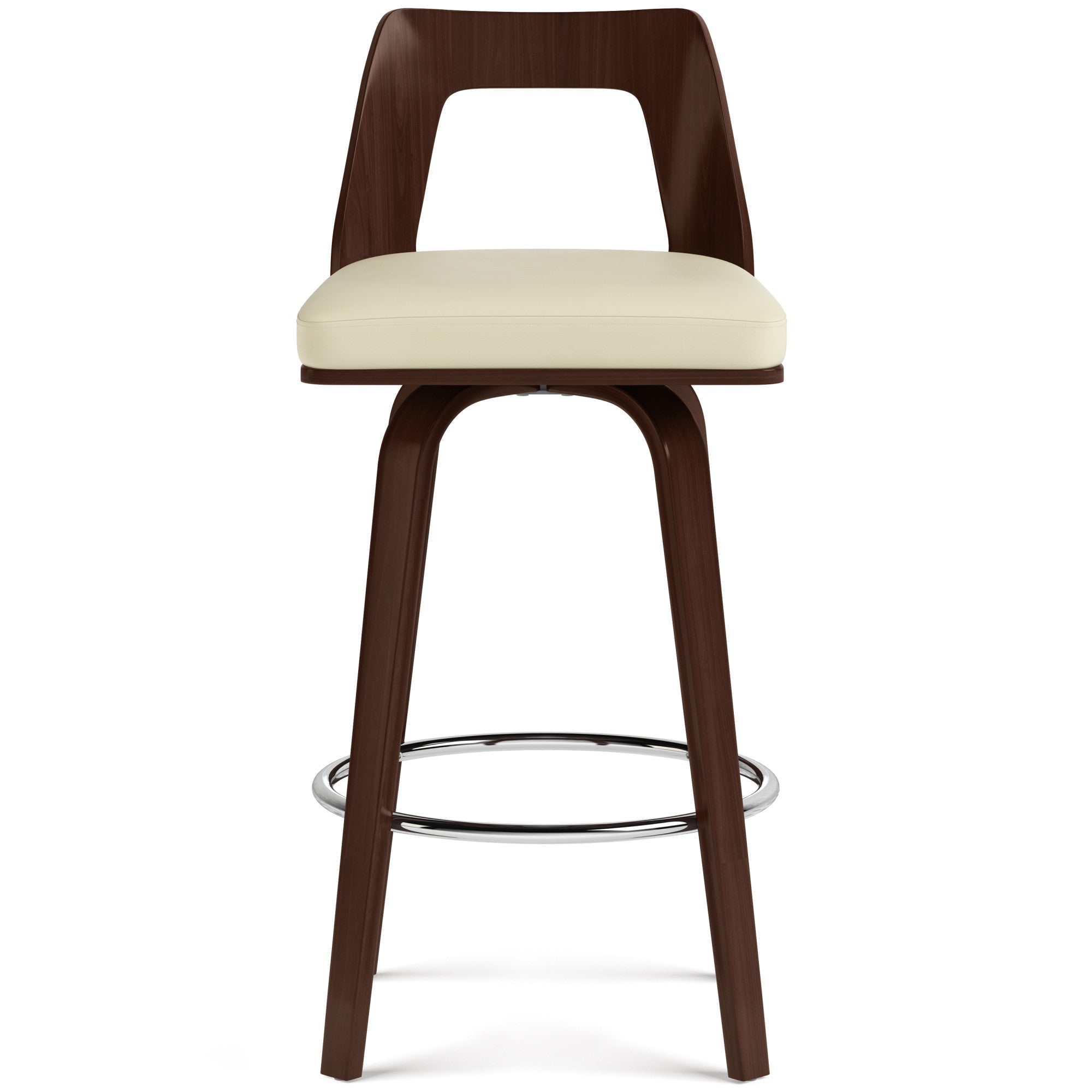 Ellison Swivel Bentwood Bar Stool (Set of 2)