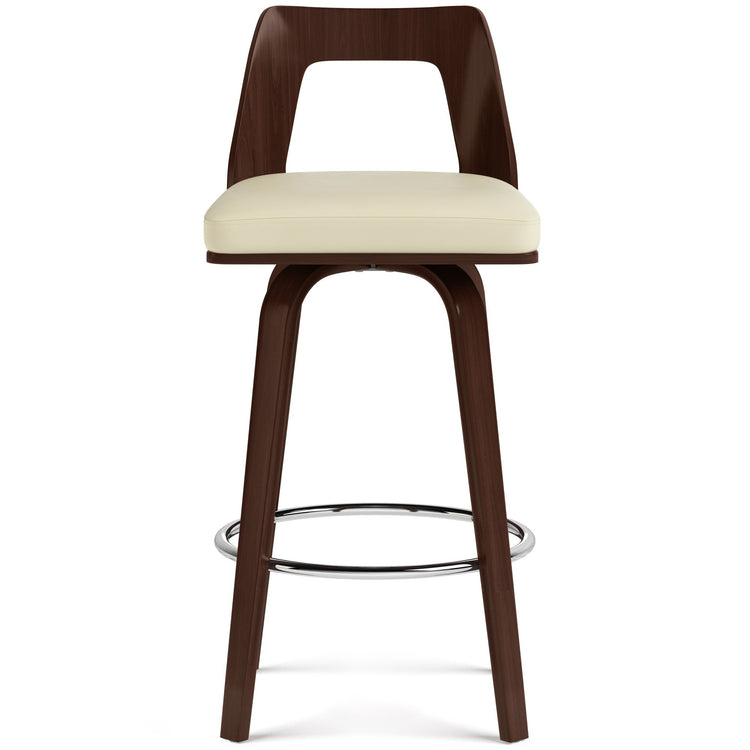 Ellison Swivel Bentwood Bar Stool (Set of 2)