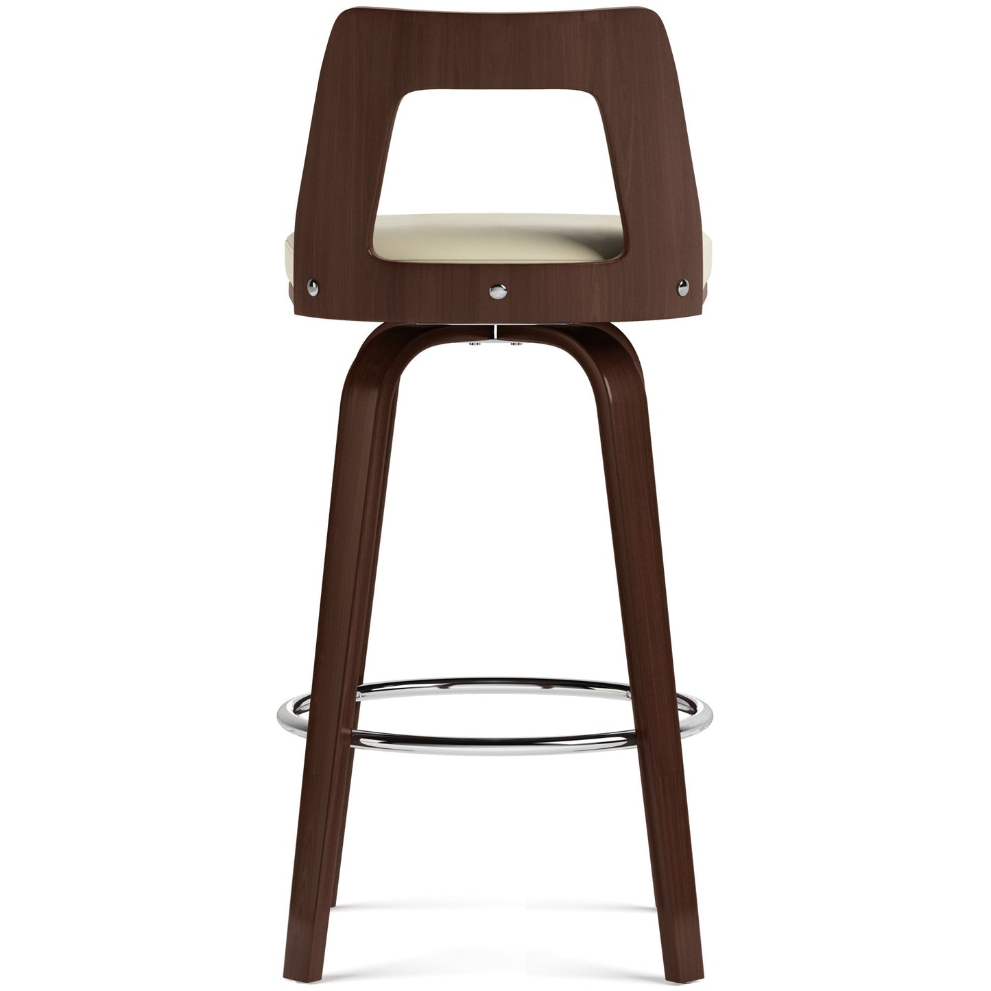 Ellison Swivel Bentwood Bar Stool (Set of 2)