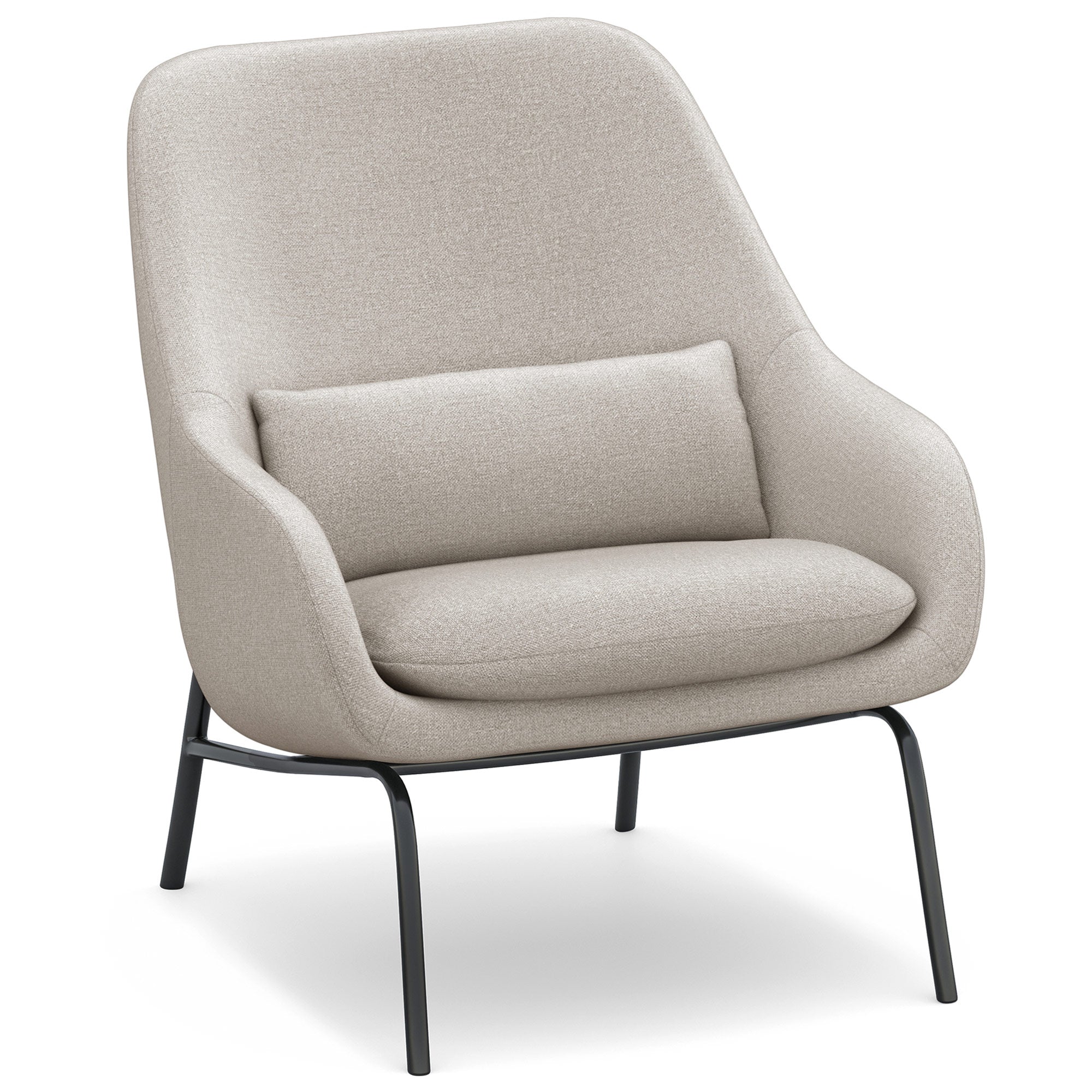 Natural Woven Fabric | Elmont Accent Chair