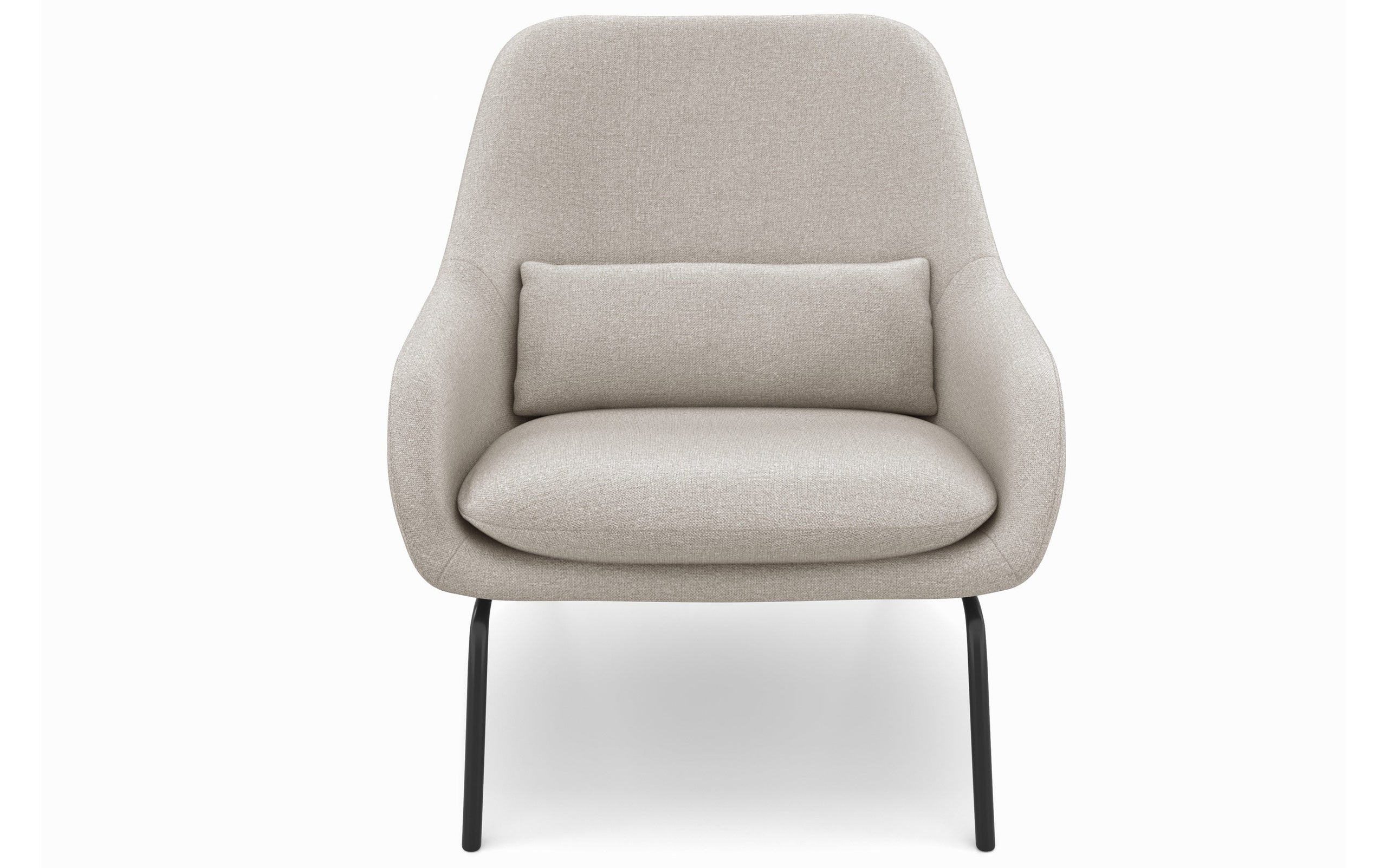 Natural Woven Fabric | Elmont Accent Chair