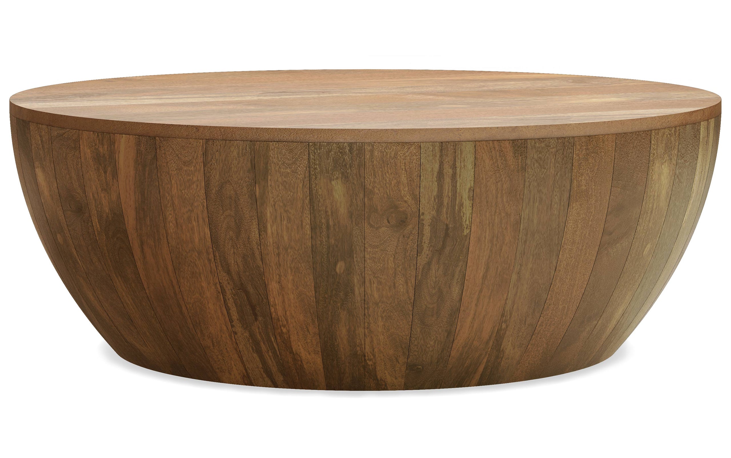 Natural | Elmbrook Drum Coffee Table