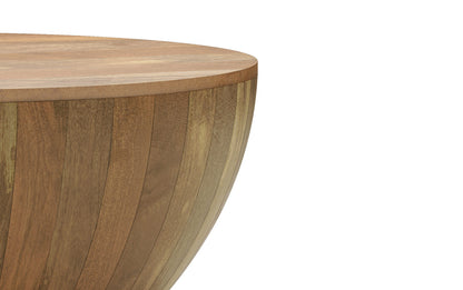 Natural | Elmbrook Drum Coffee Table