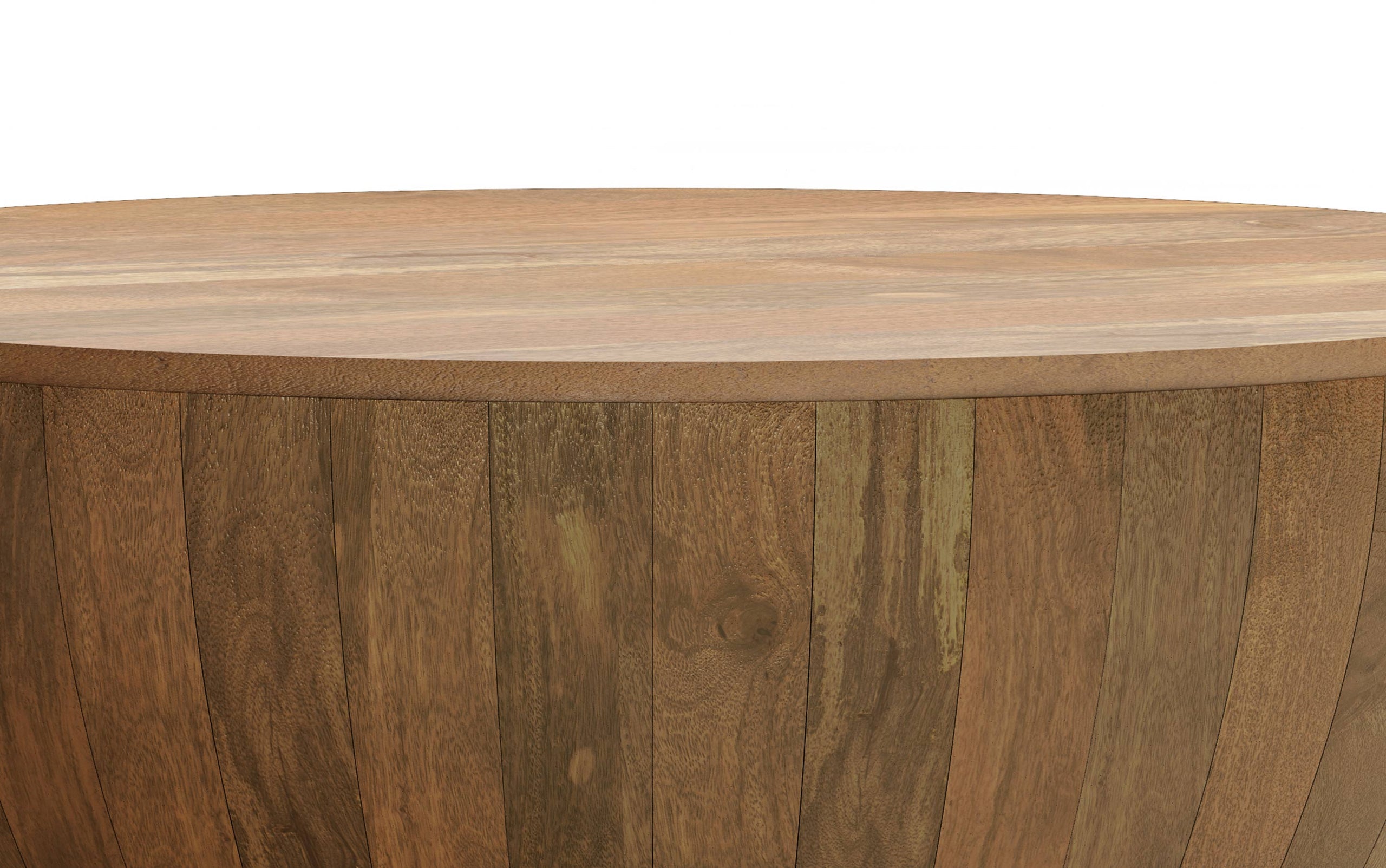 Natural | Elmbrook Drum Coffee Table