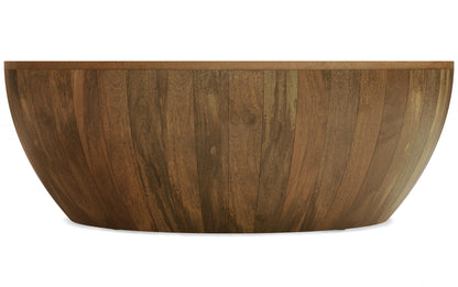 Natural | Elmbrook Drum Coffee Table