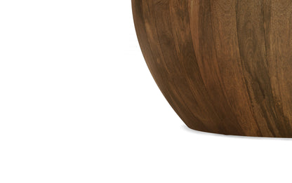 Natural | Elmbrook Drum Coffee Table