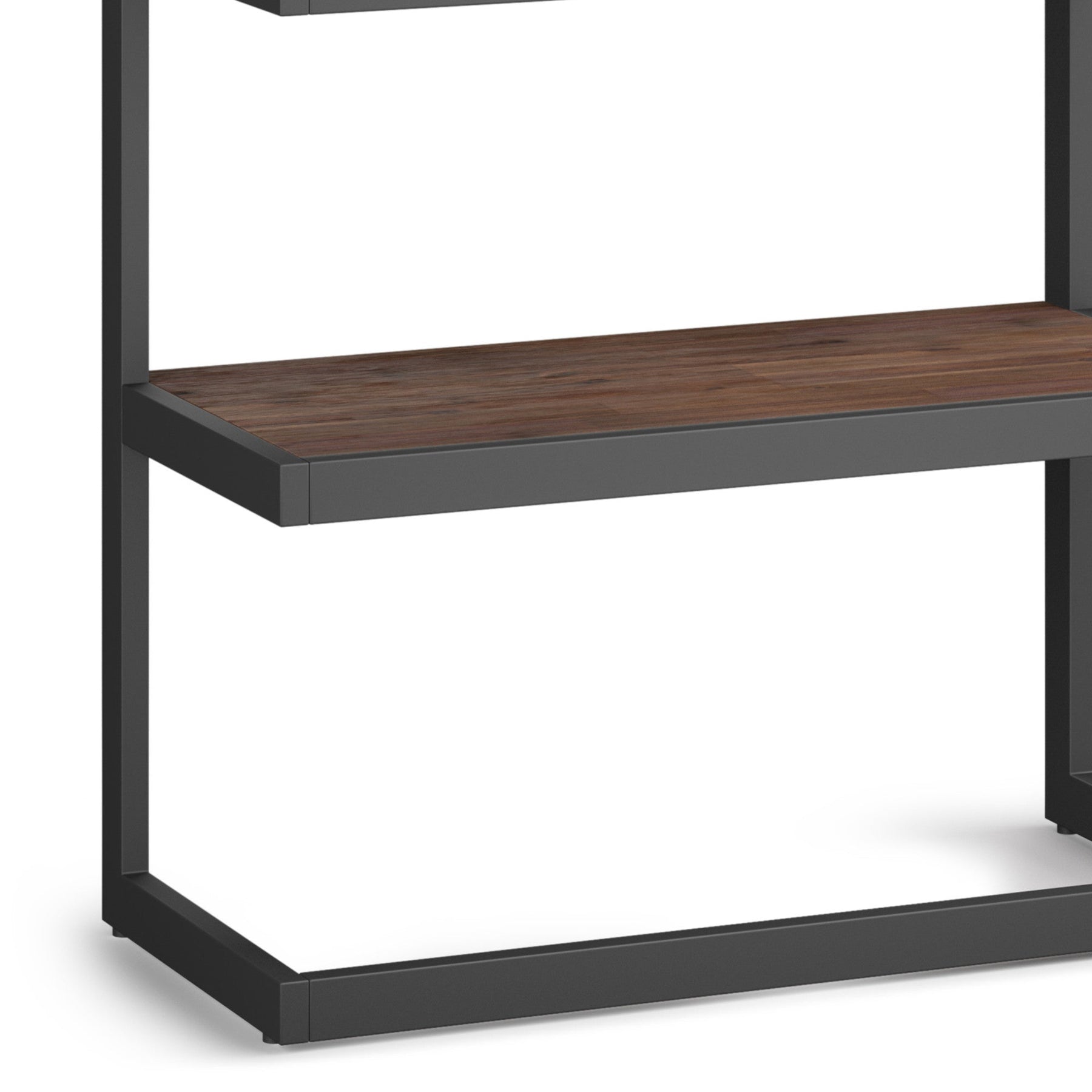 Distressed Charcoal Brown | Erina Bookcase