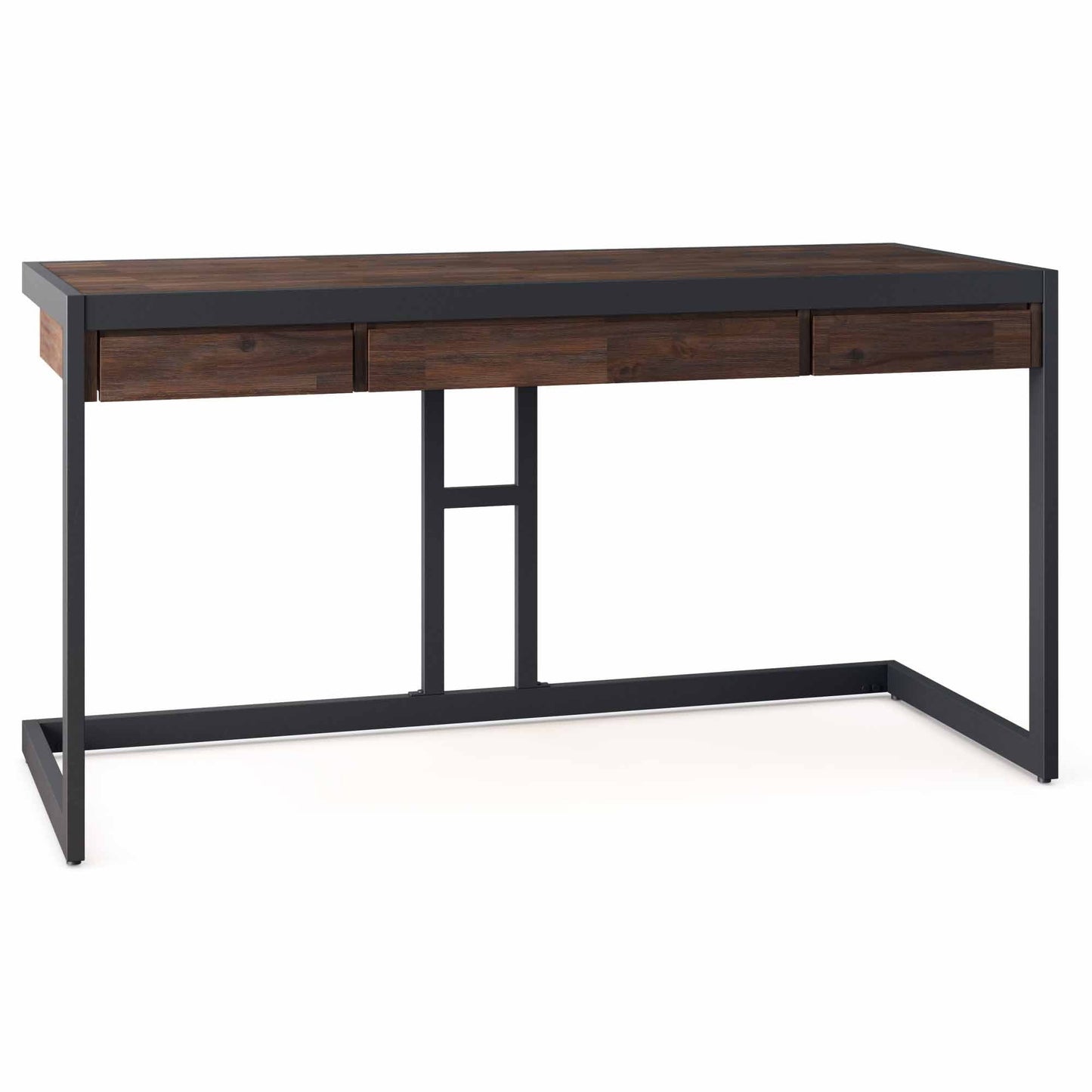 Distressed Charcoal Brown | Erina Desk