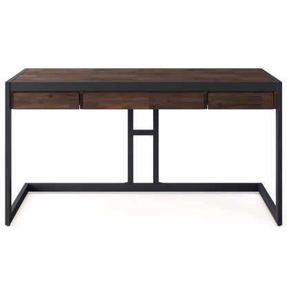 Distressed Charcoal Brown | Erina Desk