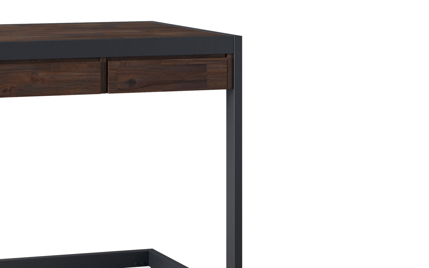 Distressed Charcoal Brown | Erina Desk