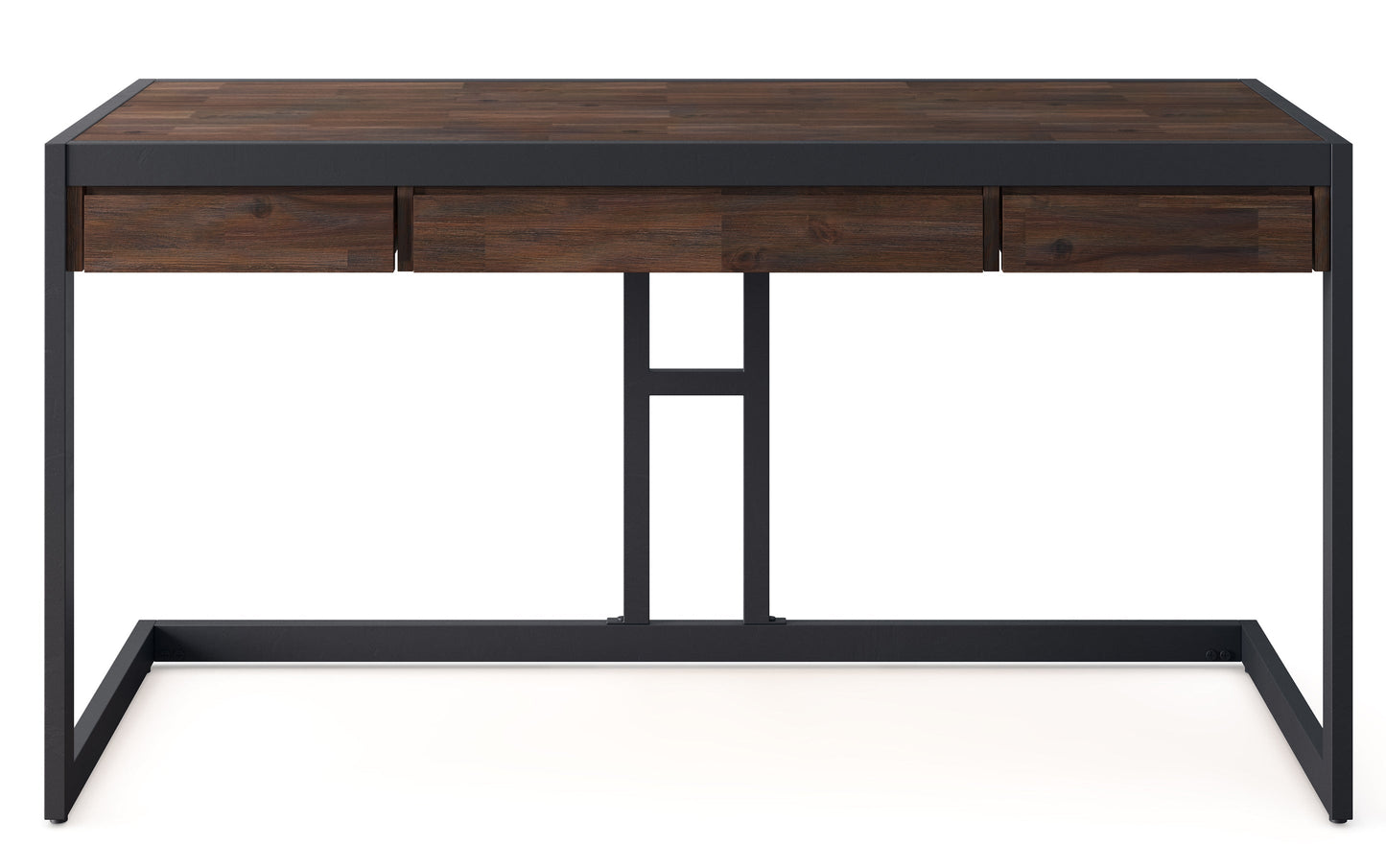 Distressed Charcoal Brown | Erina Desk