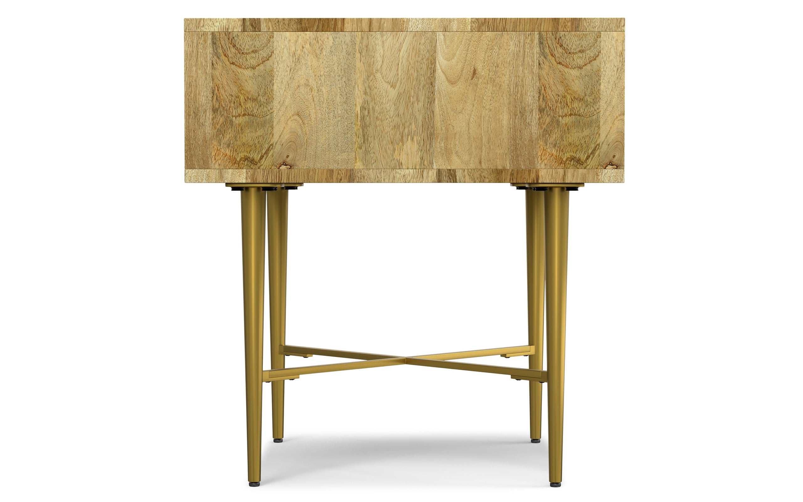 Natural Mango | Fallon End Table with Drawer