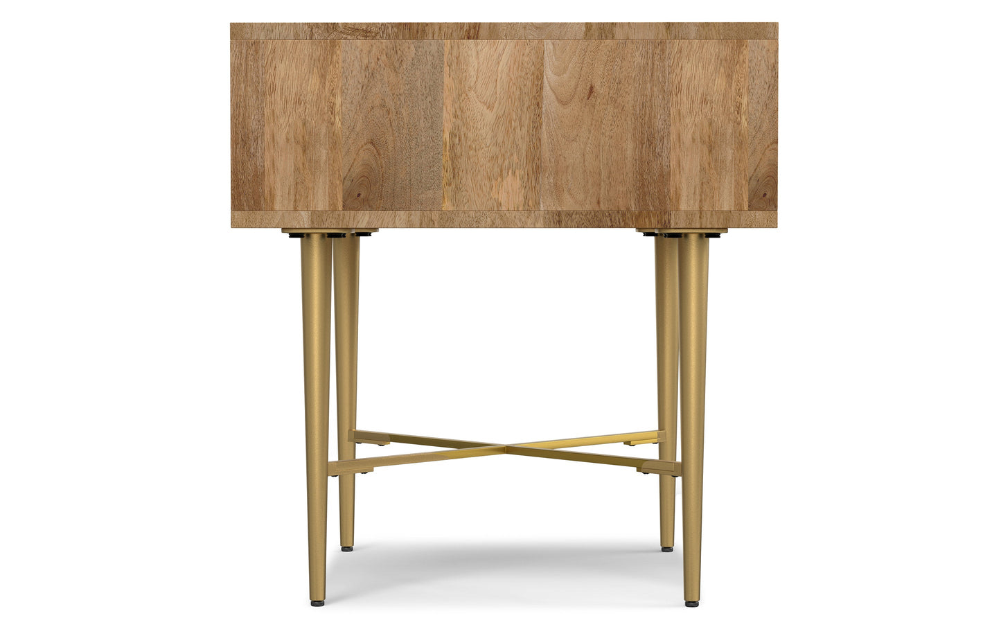 Natural Mango | Fallon End Table with Drawer