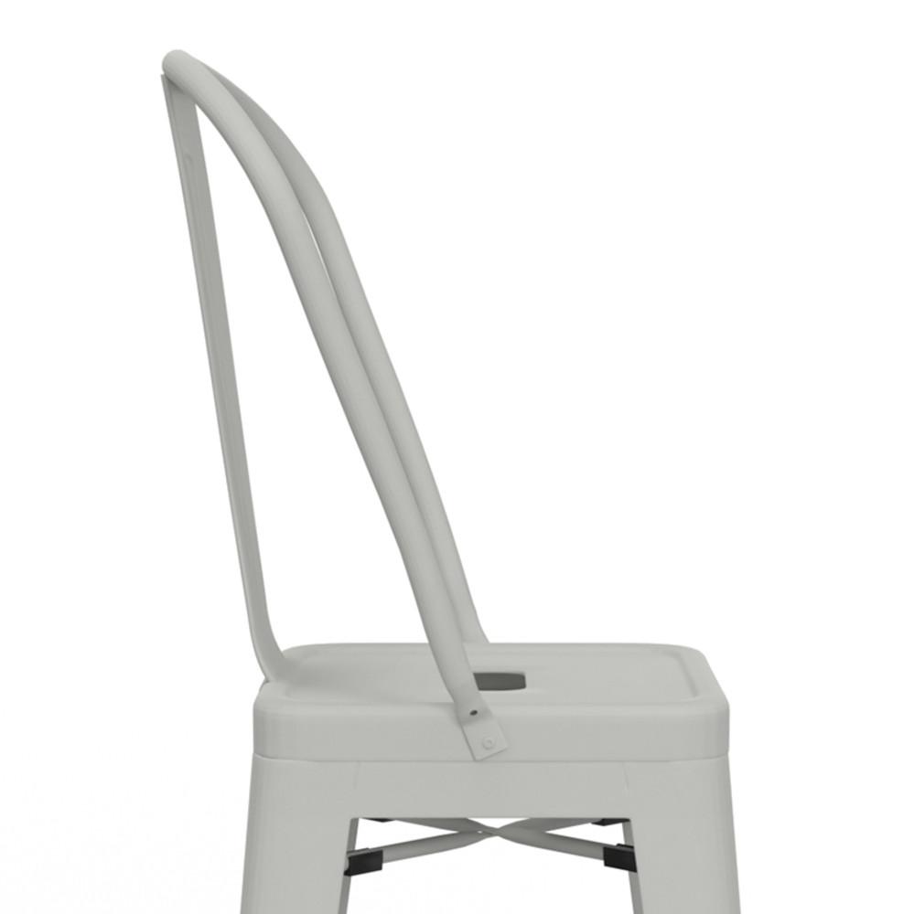 White 30 inch | Fletcher 30 inch Metal Bar Stool (Set of 2)