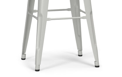 White 24 inch | Fletcher 24 inch Metal Counter Height Stool (Set of 2)