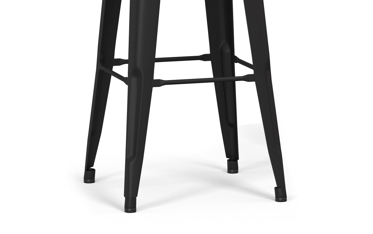 Black 24 inch | Fletcher 24 inch Metal Counter Height Stool (Set of 2)