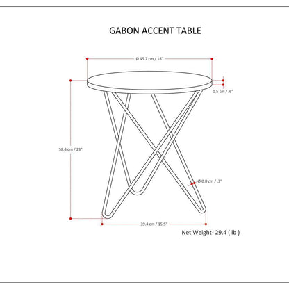 Gabon Accent Table