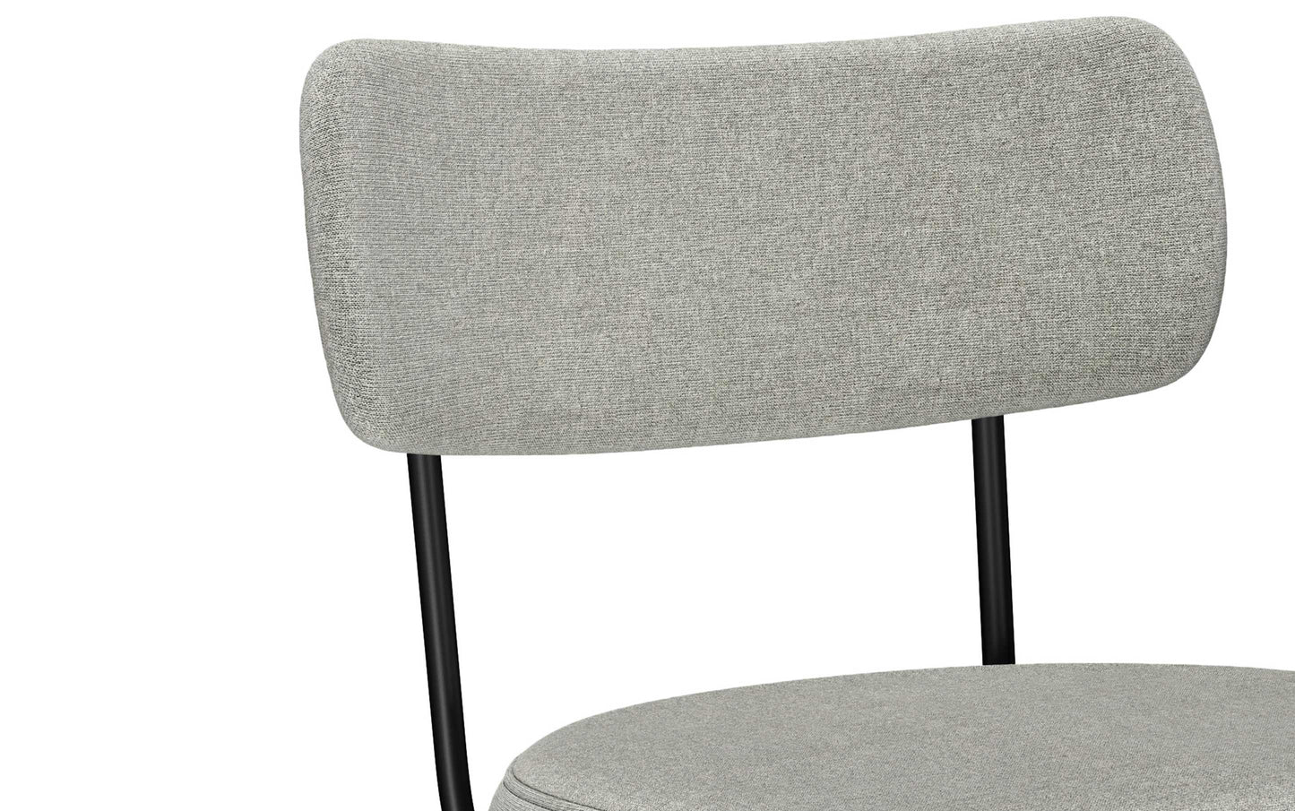 Light Grey Linen Style Fabric | Giselle Swivel Counter Height Stool (Set of 2)