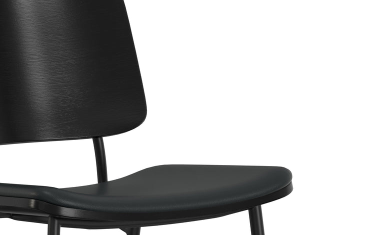 Black Vegan Leather | Hayley Dining Chair (Set of 2)