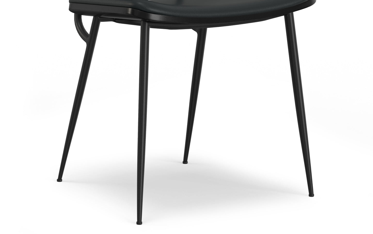 Black Vegan Leather | Hayley Dining Chair (Set of 2)