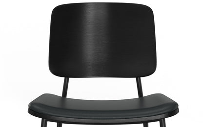 Black Vegan Leather | Hayley Dining Chair (Set of 2)