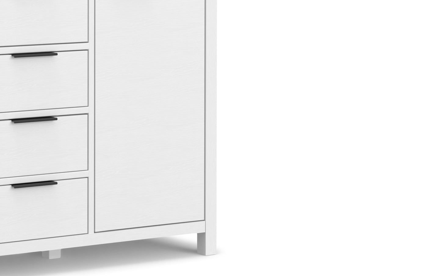 White | Hollander Solid Wood Sideboard Buffet