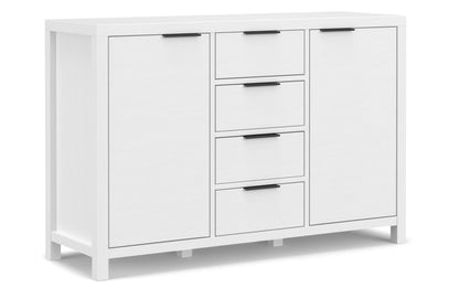 White | Hollander Solid Wood Sideboard Buffet