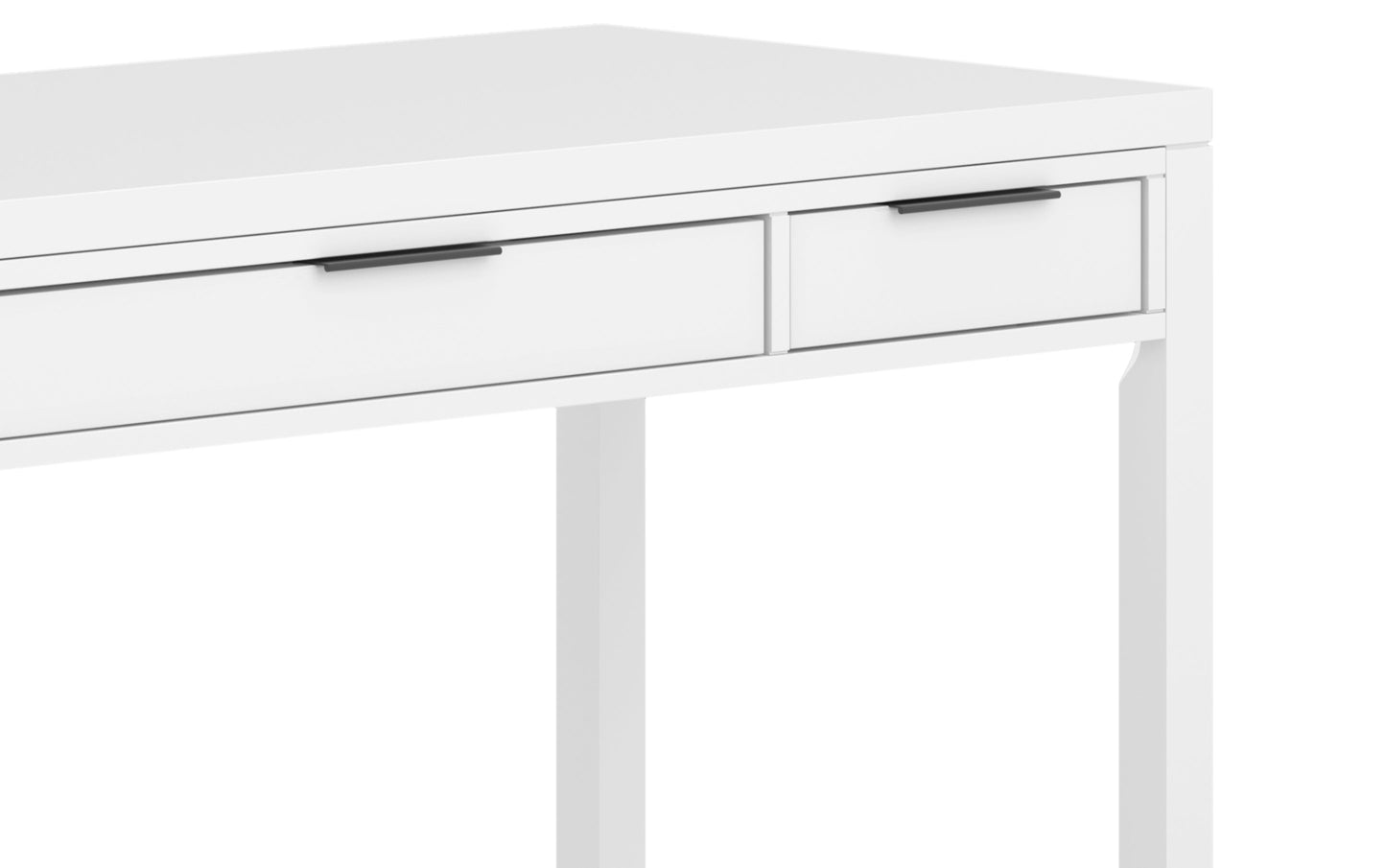 White | Hollander Solid Wood Desk