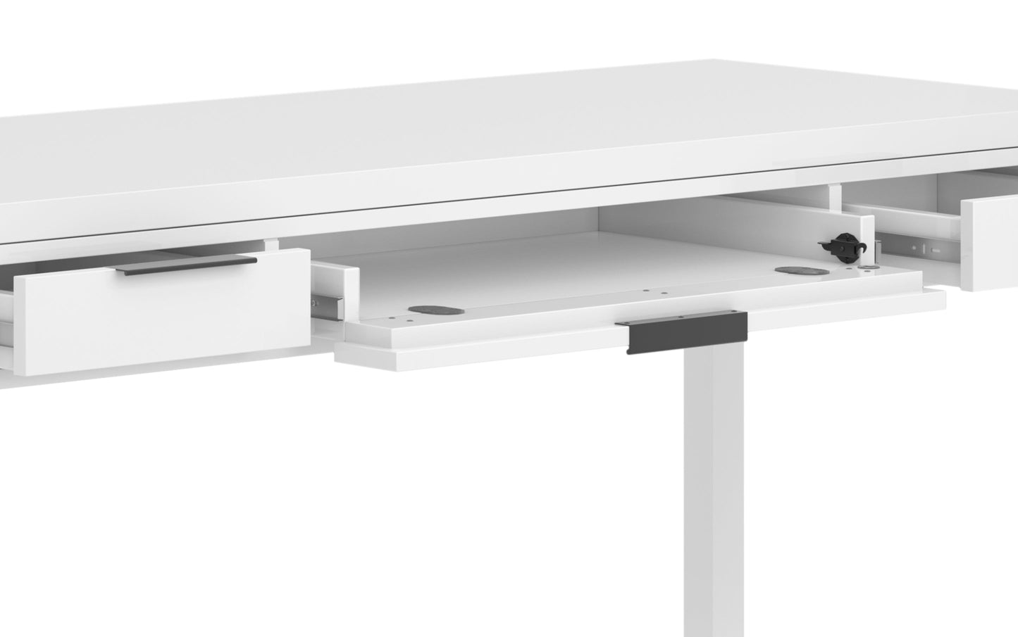 White | Hollander Solid Wood Desk